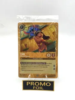 LORCANA carte promo FR6 25/P2 Lilo reine de l'evasion 🌟Foil🌟neuve - Image 1