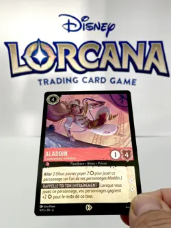 LORCANA carte promo FR6 9/P2 Aladdin 🌟Foil🌟 chap 6 neuve - Image 1