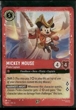 Disney Lorcana Promo Cards #18 Mickey Mouse - Image 1