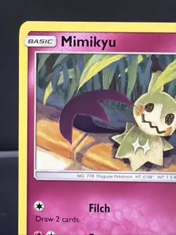 Mimikyu 112/181 2019 Sun & Moon Team Up Pokemon Card TCG Non Holo Rare - Nm/Vlp - Image 2
