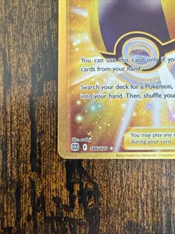 Pokemon TCG Brilliant Stars Ultra Ball Hyper Rare Card 186/172 NM/M Secret Rare - Image 3