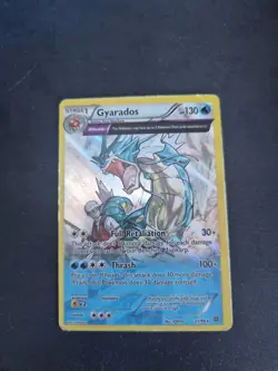 Pokemon Gyarados TCG Full Art Holo Rare Card 21/98 XY Ancient Origins - Image 1