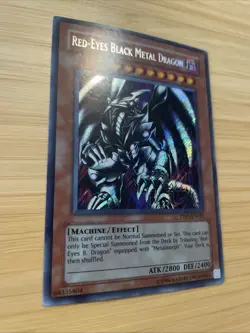 PP01-EN015 Red-Eyes Black Metal Dragon Secret Rare LP NM Yugioh Card - Image 2