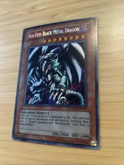 PP01-EN015 Red-Eyes Black Metal Dragon Secret Rare LP NM Yugioh Card - Image 3