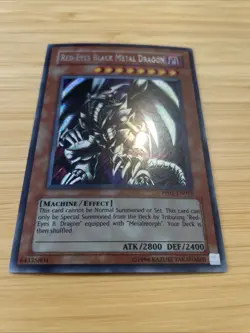 PP01-EN015 Red-Eyes Black Metal Dragon Secret Rare LP NM Yugioh Card - Image 4