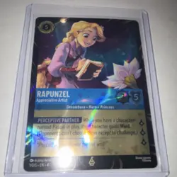 Disney Lorcana TCG Foil Rapunzel - Appreciative Artist Character Card English - Image 1