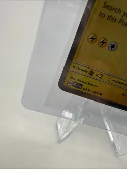 Pikachu 025/165 Holo Pokemon Card Holiday Snowflake Stamp Sealed - Image 5