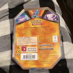 Pokemon Tin with Cards Collectible Card Game Random Cards - Image 3
