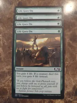 (4) Life Goes On *PLAYSET* NM Core Set 2021 Regular - Image 1