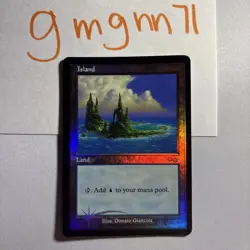 MTG Foil Island Arena Promo 2 Of 2 Urza’s Saga - Image 1