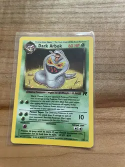 Pokemon TCG Dark Arbok Team Rocket 2/82 Holo Unlimited Holo Rare - Image 1