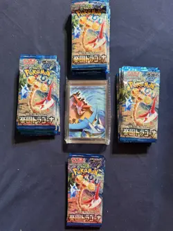 Pokemon TCG - x34 Paradise Dragona SV7a Booster Packs Japanese New Open To Offer - Image 1
