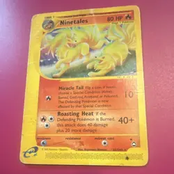 The Pokemon Company Ninetales 025/147 Aquapolis Rare Regular Eng Stage 1 80HP - Image 1