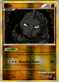 Onix - 56/95 [HS Unleashed] Pokemon TCG - REVERSE HOLO - VLP - Image 1