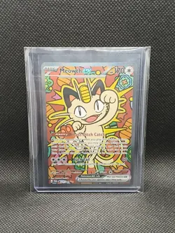 Pokemon TCG Meowth EX 121/088 S.I.R. Perfect Order Mint Condition Never Played - Image 1