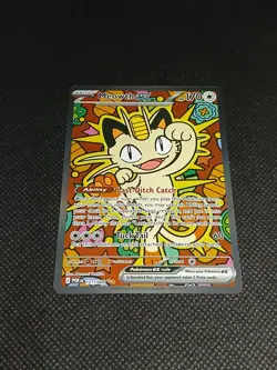 Pokemon TCG Meowth EX 121/088 S.I.R. Perfect Order Mint Condition Never Played - Image 3