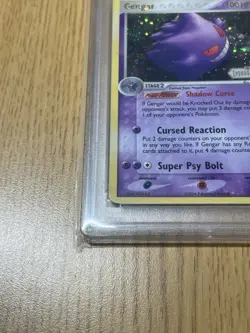 Pokemon EX Legend Maker Gengar Holo Foil Stamped Fart Swirl 5/92 2006 PSA 4 - Image 4
