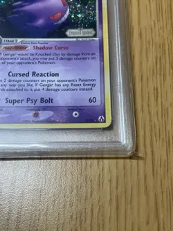 Pokemon EX Legend Maker Gengar Holo Foil Stamped Fart Swirl 5/92 2006 PSA 4 - Image 5