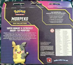 Pokemon Pin Collection Morpeko (3 Packs, 1 Foil & 1 Pin - Image 2