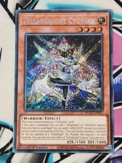 YUGIOH BLGG-EN017 Tellarknight Cygnian Secret Rare 1ST EDITION - Image 1