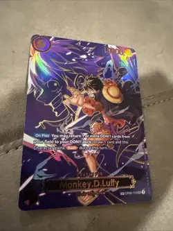 Monkey D Luffy SP OP09-119 OP13 Carrying On His Will Foil English One Piece TCG - Image 2