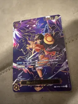 Monkey D Luffy SP OP09-119 OP13 Carrying On His Will Foil English One Piece TCG - Image 3