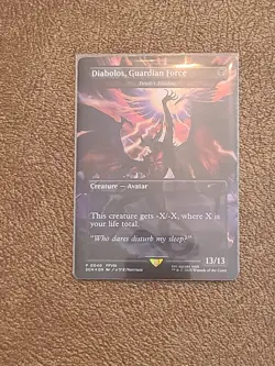 Diabolos Guardian Force Death's Shadow Final Fantasy Foil Promo Card NM MTG - Image 1