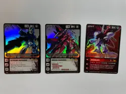 Gundam War Collectable Card Game CCG 129 Card Lot + 9 Foil - Image 2