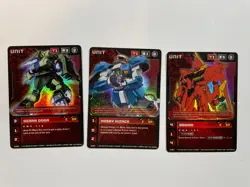 Gundam War Collectable Card Game CCG 129 Card Lot + 9 Foil - Image 3