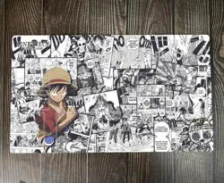 O-P Monkey D. Luffy Playmat OPCG CCG Mat Trading Card Game Pad Mousepad With Bag - Image 1