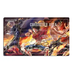 O-P Playing Field Trading Card Game Mat OPCG CCG TCG Pad Playmat Mousepad & Bag - Image 1