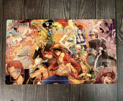O-P Family Playing Mat OPCG TCG CCG Mat Duel Playmat Trading Card Game Pad - Image 1