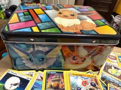 Pokemon Bulk Lot 1200+ Cards in Eevee Collector Tin Uncommon & Common TCG - Image 2