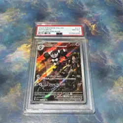 Pokemon 2023 Paldea Evolved Illustration Gothorita Rare Card #213 PSA 8 - Image 1