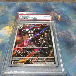 Pokemon 2023 Paldea Evolved Illustration Gothorita Rare Card #213 PSA 8 - Image 2