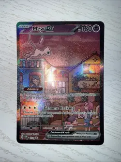 Mew EX 053 Scarlet & Violet Promo Holo Pokemon TCG Card LP-NM Condition - Image 1