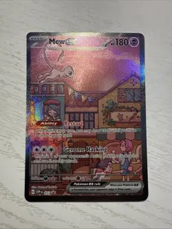 Mew EX 053 Scarlet & Violet Promo Holo Pokemon TCG Card LP-NM Condition - Image 2