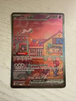 Mew EX 053 Scarlet & Violet Promo Holo Pokemon TCG Card LP-NM Condition - Image 3