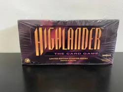 Highlander The Card Game 1995 Limited Edition Starter Decks, Sealed - Image 1