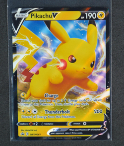 Pikachu V - Holo Promo #SWSH061 SWSH: Sword & Shield Promo Cards 2019 NM - Image 1