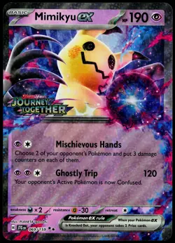 Jumbo Cards #069/159 Mimikyu ex (Journey Together Stamped) - Image 1