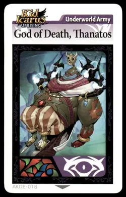 Kid Icarus Uprising AR Card God of Death Thanatos #AKDE-018 NM - Image 1