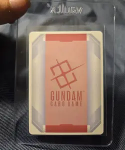 Heero Yuy Resource Promo RP-001 Holo Foil Gundam Card Game Beta - Image 2