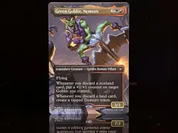 Green Goblin, Nemesis #23 R (Borderless Non-Foil) MTG Spider-Man: Eternal-Legal - Image 1