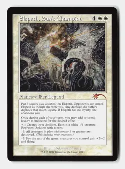 Elspeth, Sun's Champion 2013 Secret Lair Countdown Kit Magic: The Gathering NM - Image 1