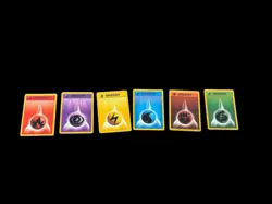6 Cards! Complete Set Of Vintage Pokemon Card Energy! Mixed WotC Sets! LP-NM+ - Image 1