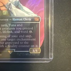 Yuna, Hope of Spira (Borderless) (Surge Foil) Final Fantasy Foil - Image 3
