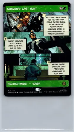 Kraven's Last Hunt (Borderless) Marvel's Spider-Man Foil Magic The Gathering - Image 1