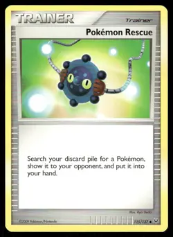 Pokemon Cards Pokemon Rescue 115/127 Platinum Uncommon LP - Image 1