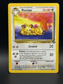 Pokemon TCG Persian Jungle Unlimited Uncommon Card 42/64 - Image 1